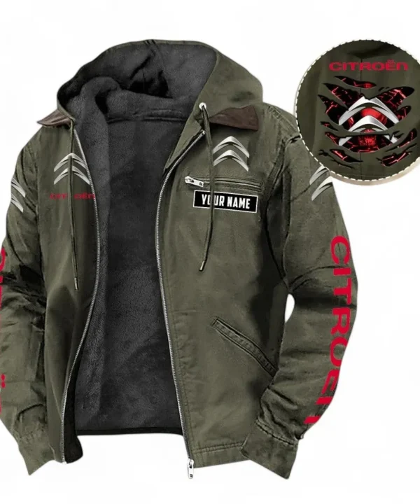 Stylish Crossover Hooded And Flannel Hoodie, Casual Street-Ready Hoodie For Car Lovers CAR391 - Green