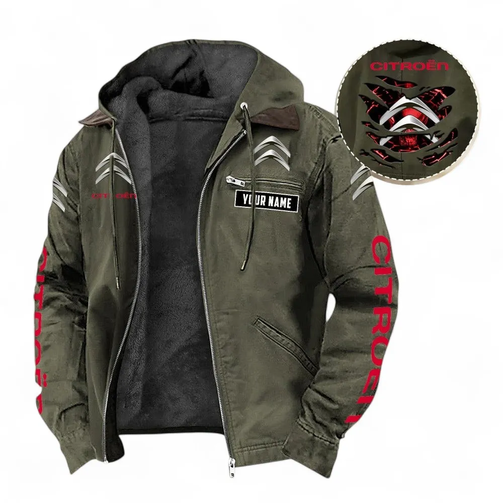 Stylish Crossover Hooded And Flannel Hoodie, Casual Street-Ready Hoodie For Car Lovers CAR391 - Green