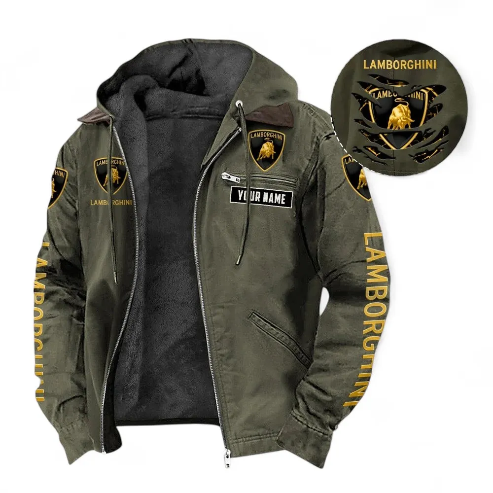 Supercar Hooded And Flannel Hoodie, Exclusive Logo Hoodie For Car Lovers CAR391 - Green