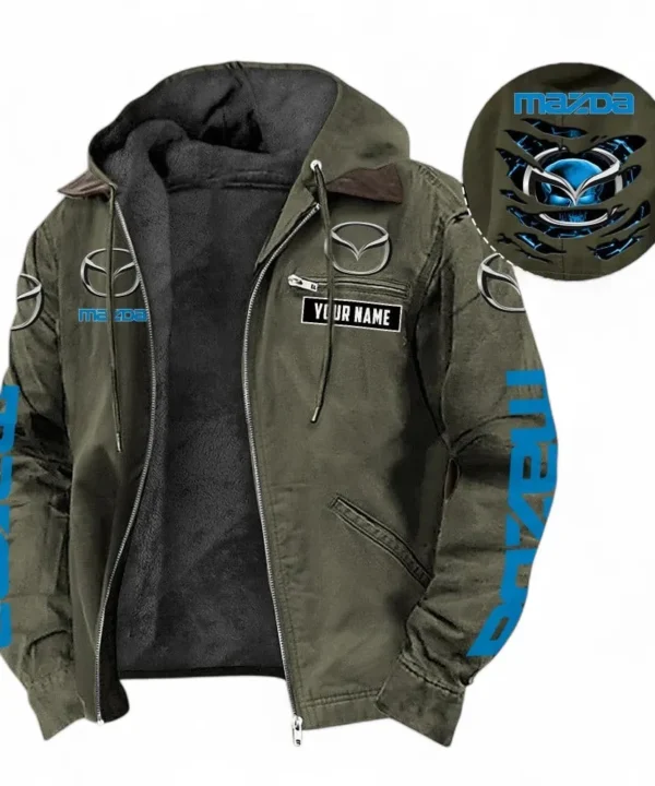 Touring Car Hooded And Flannel Hoodie, Casual Street-Ready Hoodie For Car Lovers CAR391 - Green