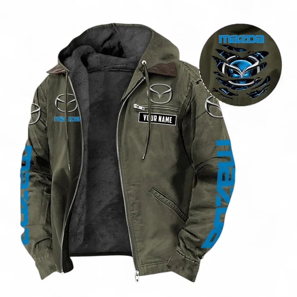 Touring Car Hooded And Flannel Hoodie, Casual Street-Ready Hoodie For Car Lovers CAR391 - Green