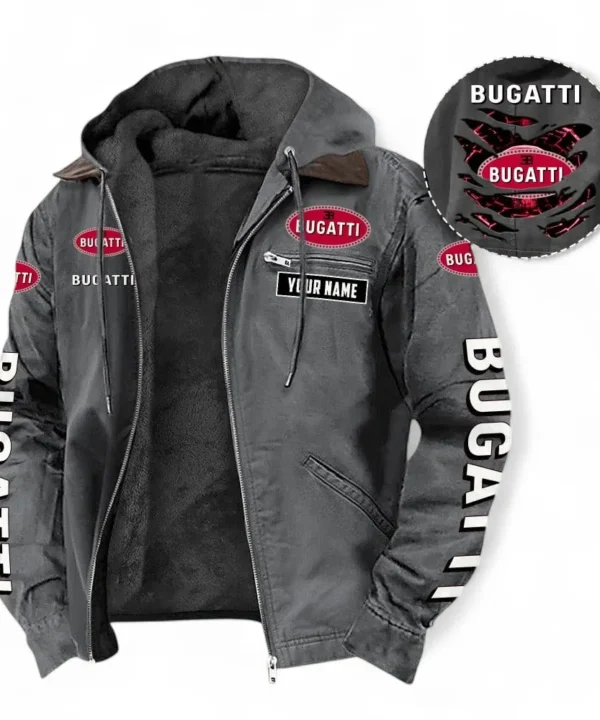 Ultra-Luxury Sports Car Hooded And Flannel Hoodie, Sporty Streetwear Hoodie For Car Lovers CAR391 - Gray