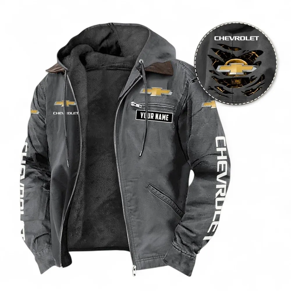 Urban Commuter Car Hooded And Flannel Hoodie, Sporty & Street-Ready Hoodie For Car Lovers CAR391 - Gray