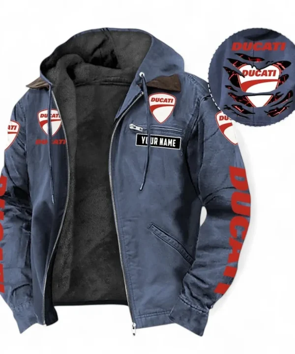 Velocity Beast Hooded And Flannel Hoodie, Sporty Urban Comfort Hoodie For Car Lovers CAR391 - Navy Blue